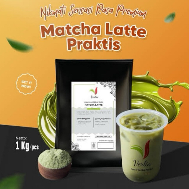 Verlin Matcha Powder Bubuk Verlin Matcha 1kg