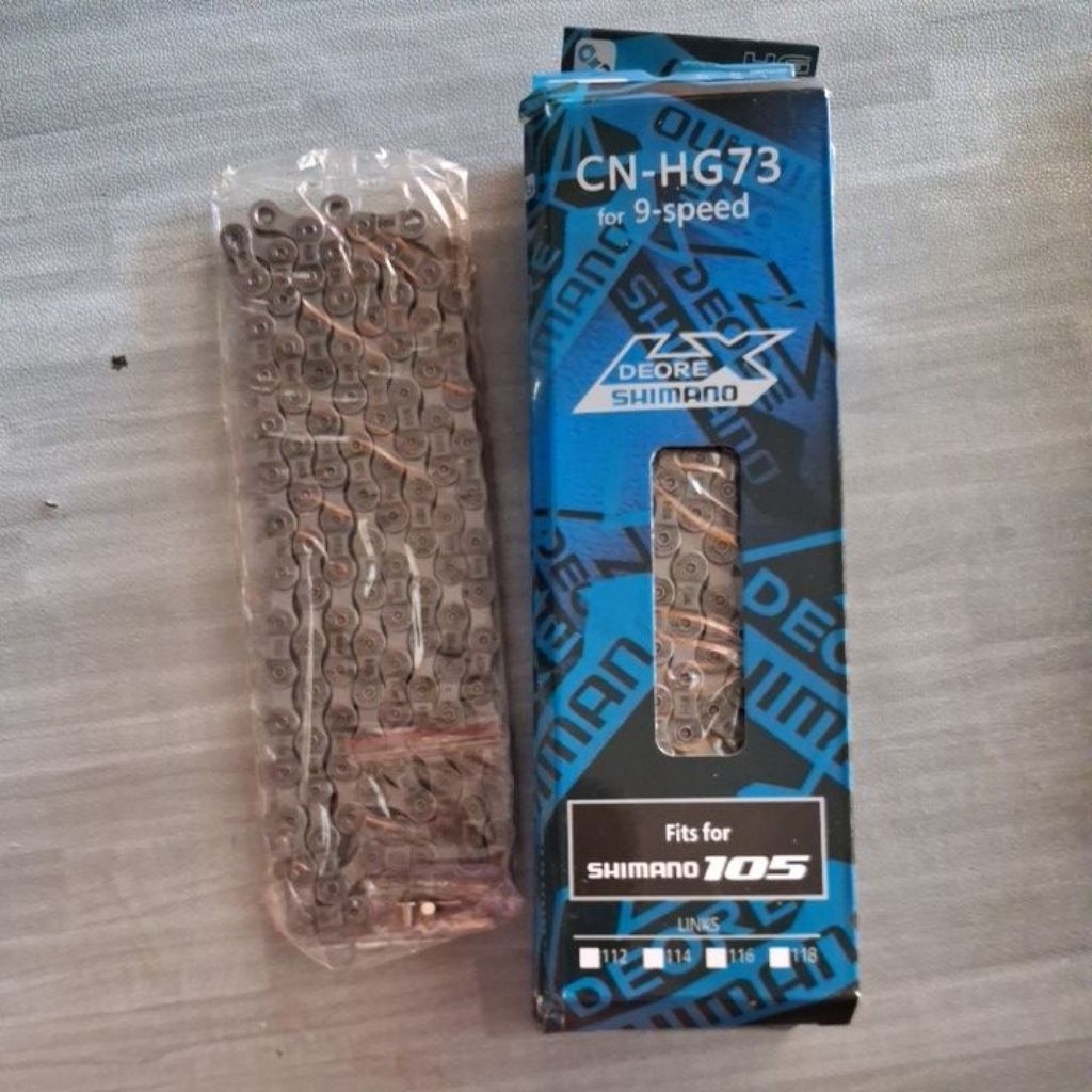 Rantai sepeda DEORE SHIMANO for 9 - speed