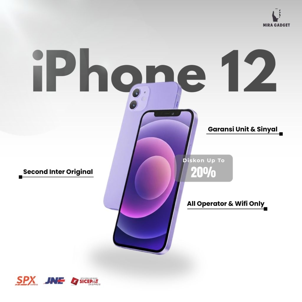 Iphone 12 64GB 128GB 256GB SECOND ORIGINAL FULLSET