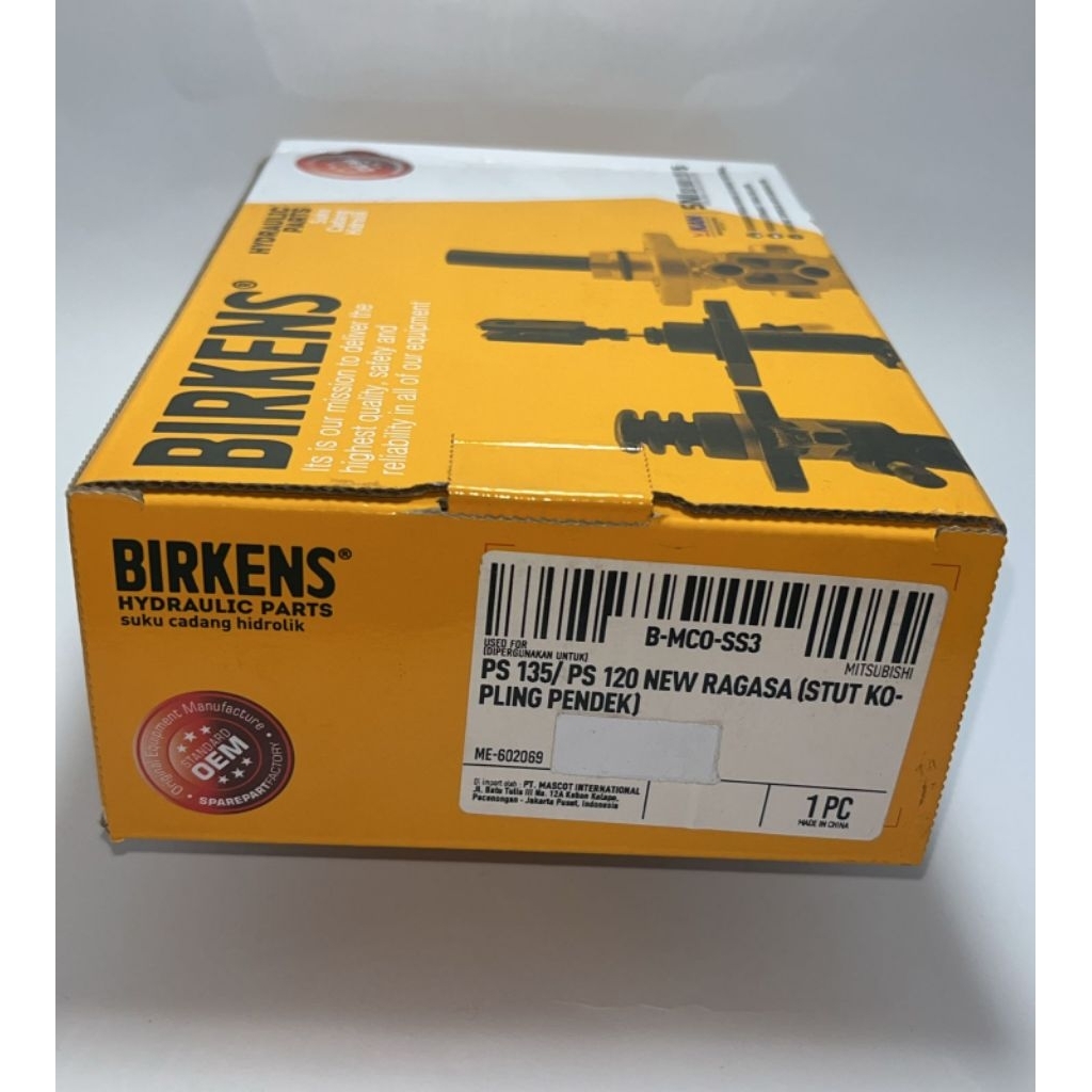 birkens master kupling bawah ps 135,ps 120 new ragasa as pendek