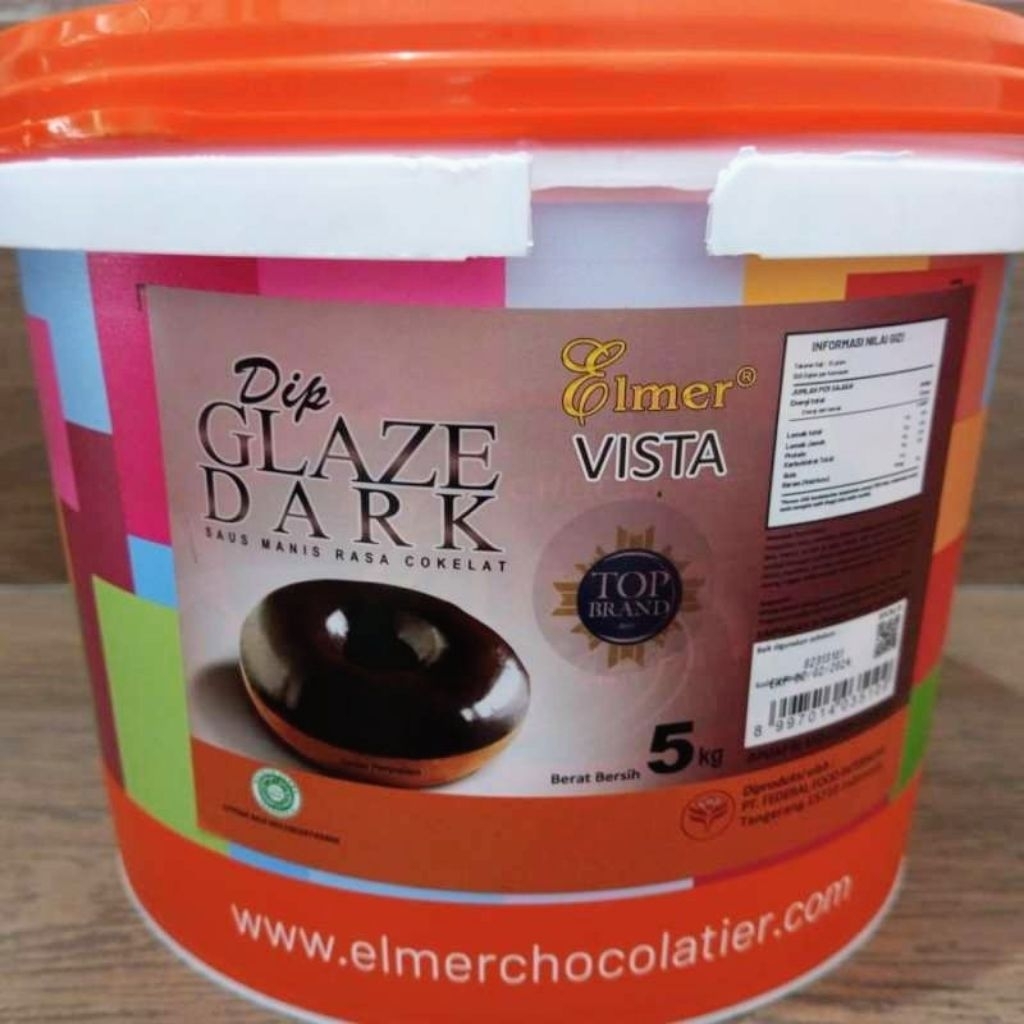 ELMER GLAZE CHOCOLATE REPACK 250GR/Elmer Glaze Chocolate Kemasan Kemasan 250gr