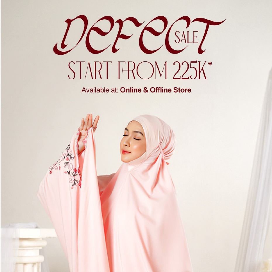 Defect Sale Mukena Siti Khadijah Collections
