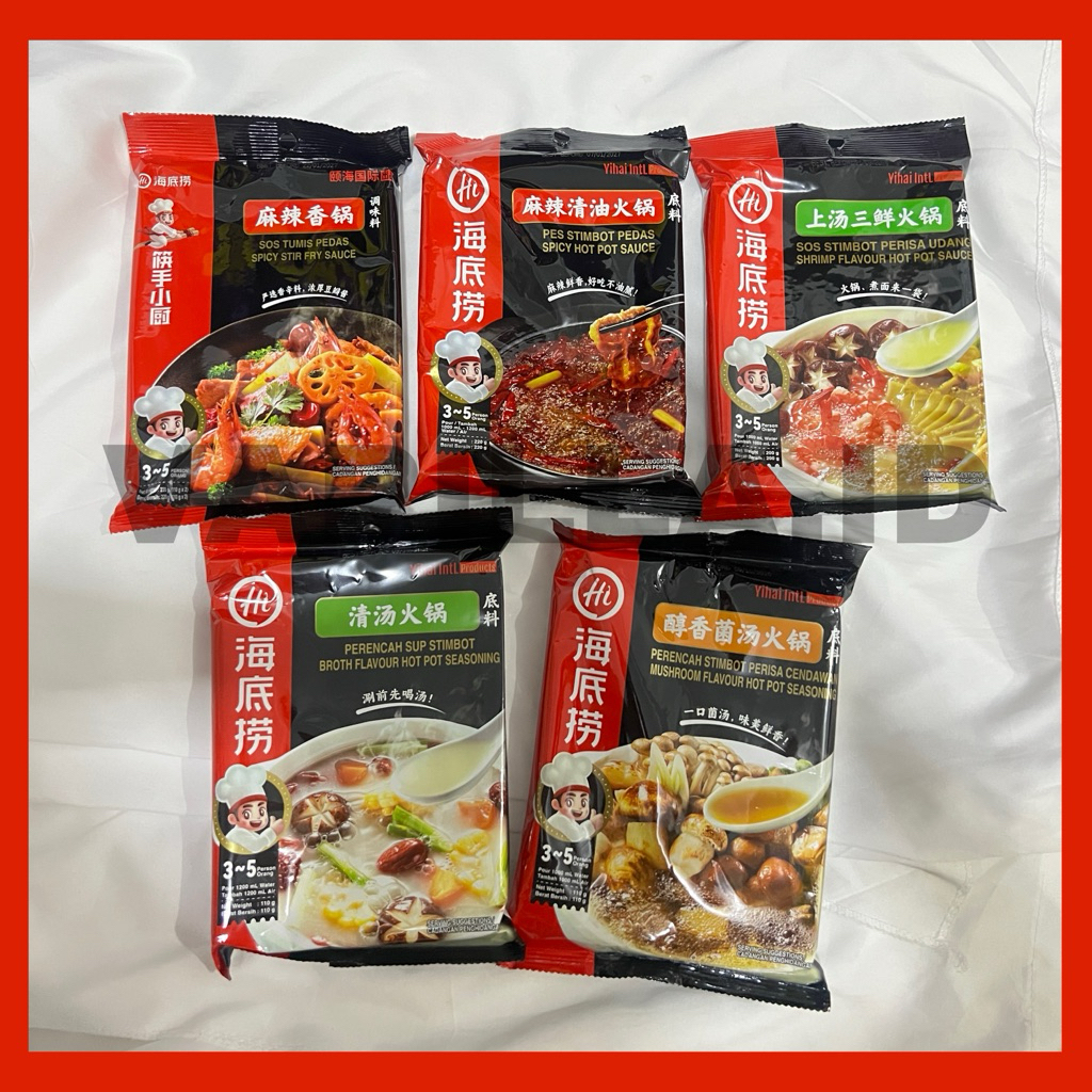 [HALAL] BISA INSTANT Haidilao hotpot soup / bumbu haidilao