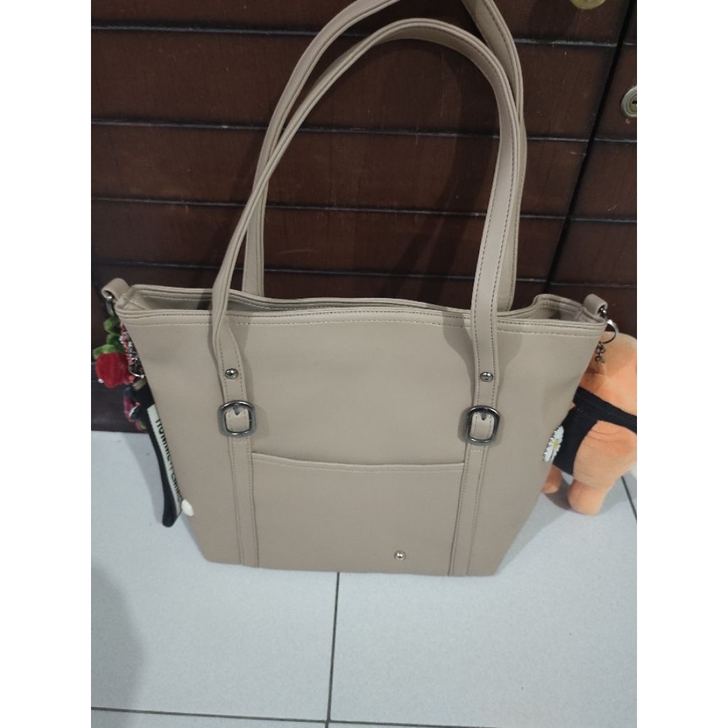 Tote bag/tas wanita kulit sintetis