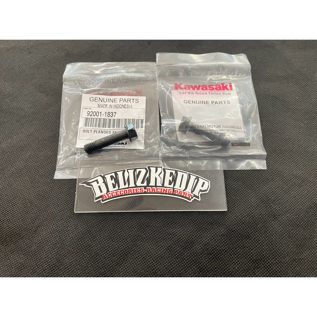 BAUT DUDUKAN KALIPER DEPAN NINJA R SS RR KAZE R ORIGINAL KAWASAKI 92001-1837