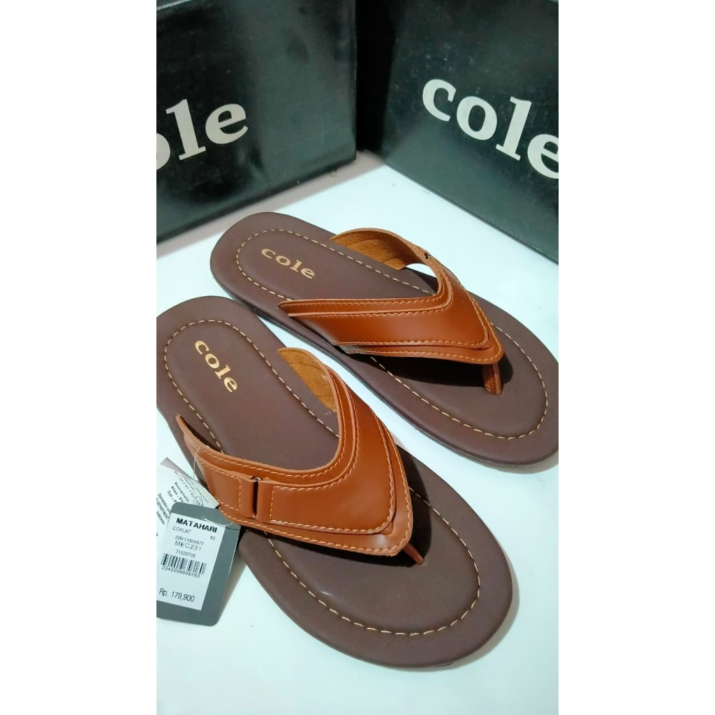 HNYA SZ 43 AJA Sandal Jepit Pria Casual COLE MEC231