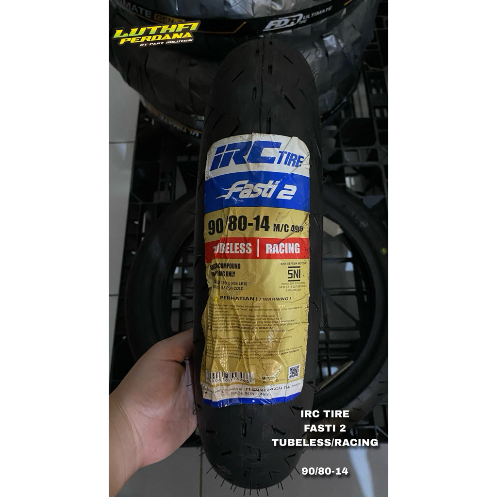 IRC TIRE FASTI 2 TUBELESS/RACING
