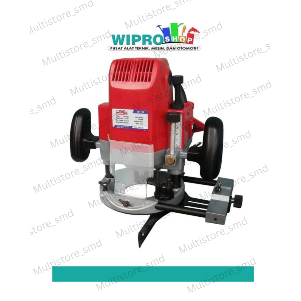 WIPRO W1112 Mesin Router 12mm/12 mm Router Handle 2 Tangan / mesin profil kayu