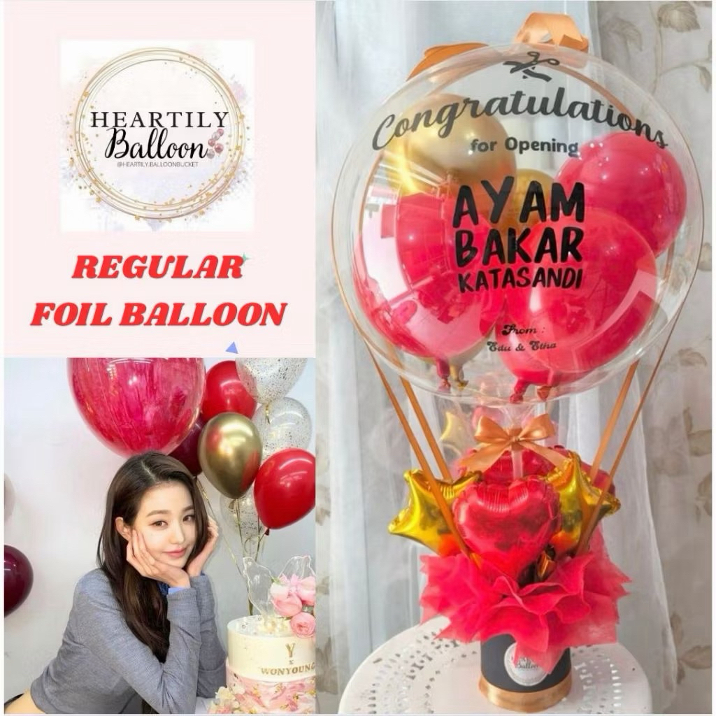 [READY JAKARTA 1HARI JADI] Buket Balon Balloon Bucket Balon Wisuda Snack Balloon Grand Opening GEt W