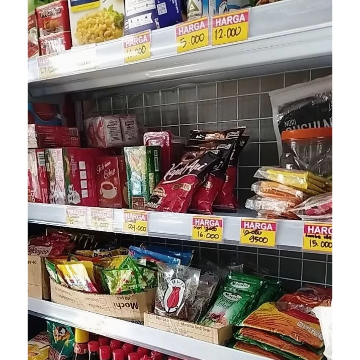 KERTAS OBRAL TOKO / HARGA BANDROL/ KERTAS TULISAN LAMINASI / KERTAS HARGA BANDROL / NAMETAG HARGA JU