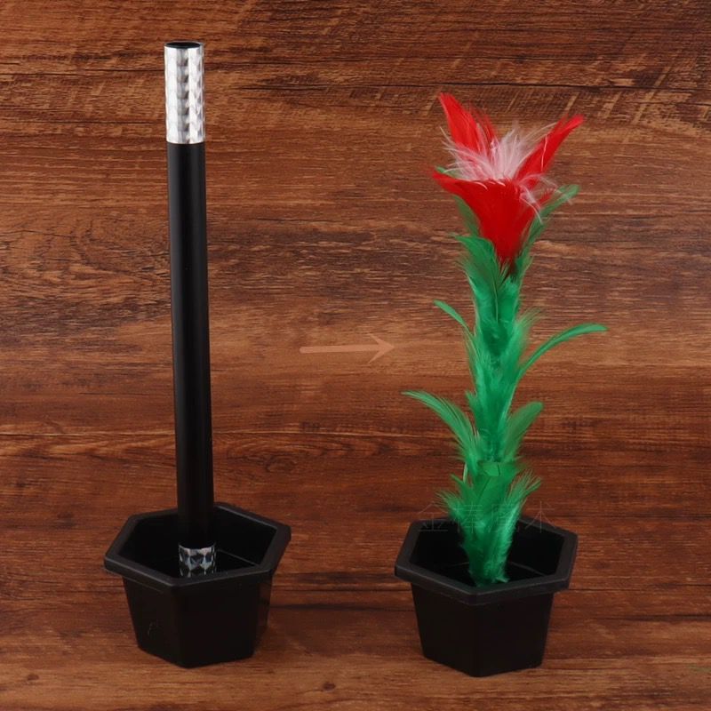 # HJ # Sulap memunculkan Bunga / Sulap Tongkat Bunga Pot Bunga Magic Botani / Alat Magic Bunga / Wan