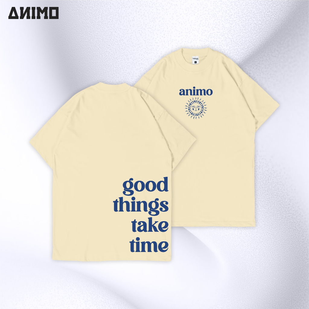 Animo Tshirt Animo Basic - Coklat Susu Kaos Pria Wanita