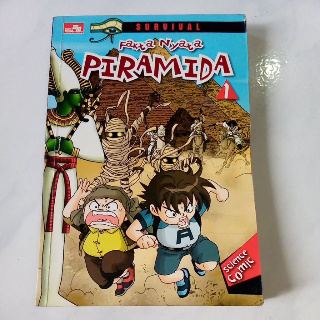 Preloved Buku Science Comic SURVIVAL Fakta Nyata Piramida 1