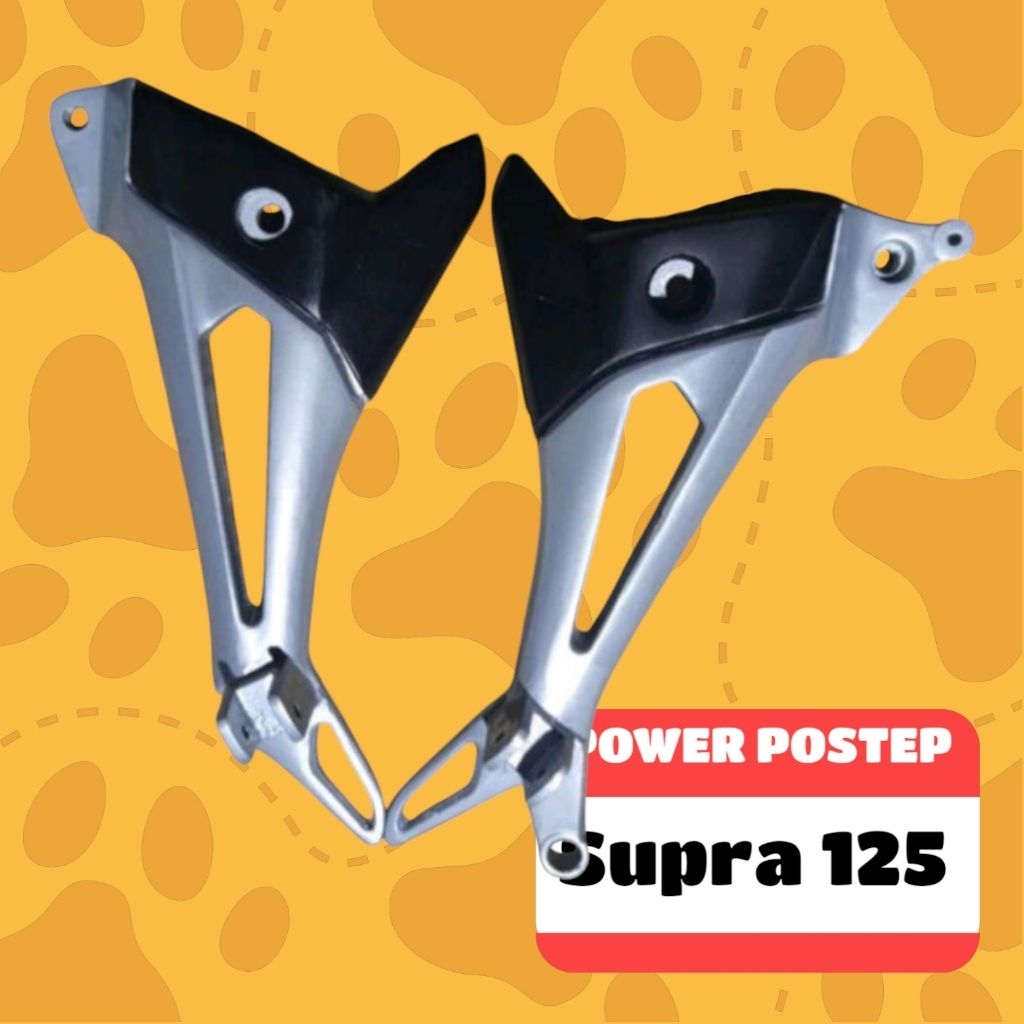 POWER FUSTEP POSTEP SUPRA X 125 PIJAKAN KAKI REVO LAMA