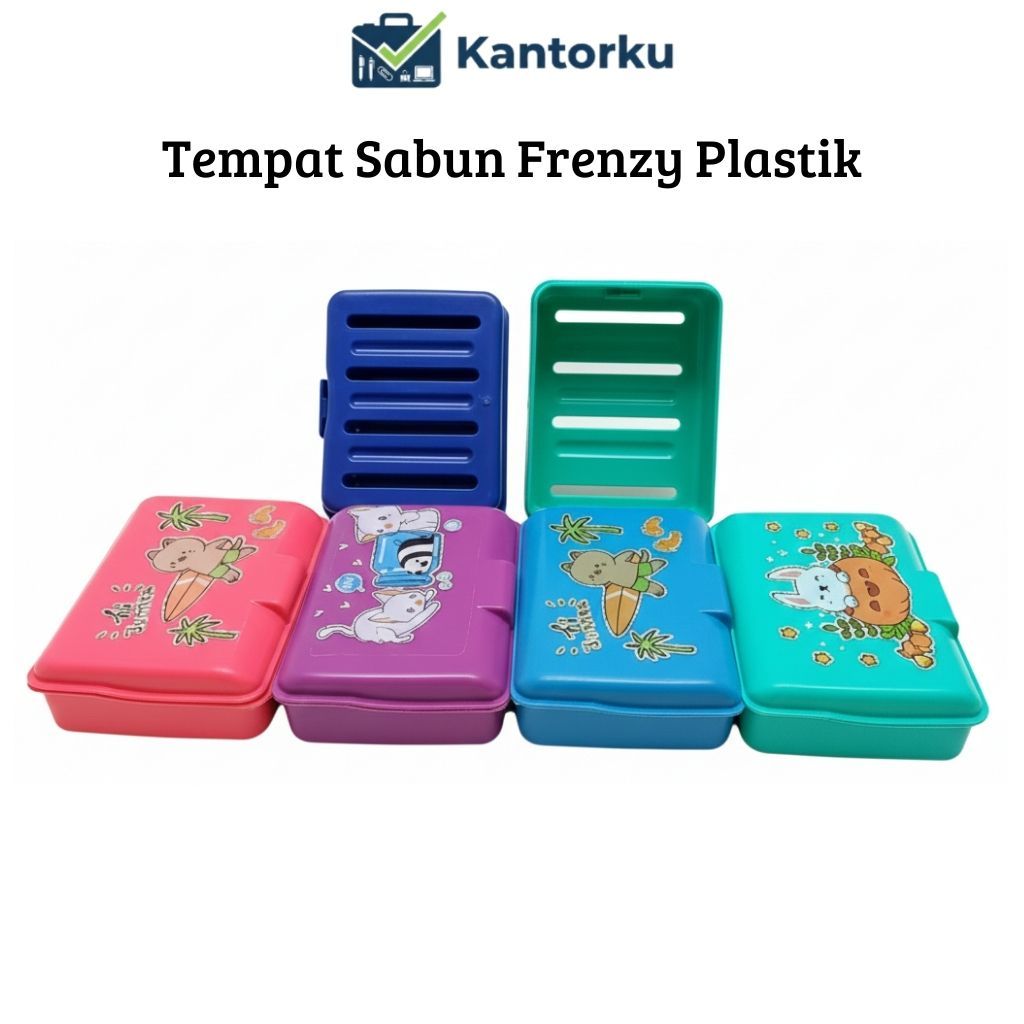 Tempat Sabun Mandi Frenzy / Lusin Kotak Sabun Mandi Frenzy