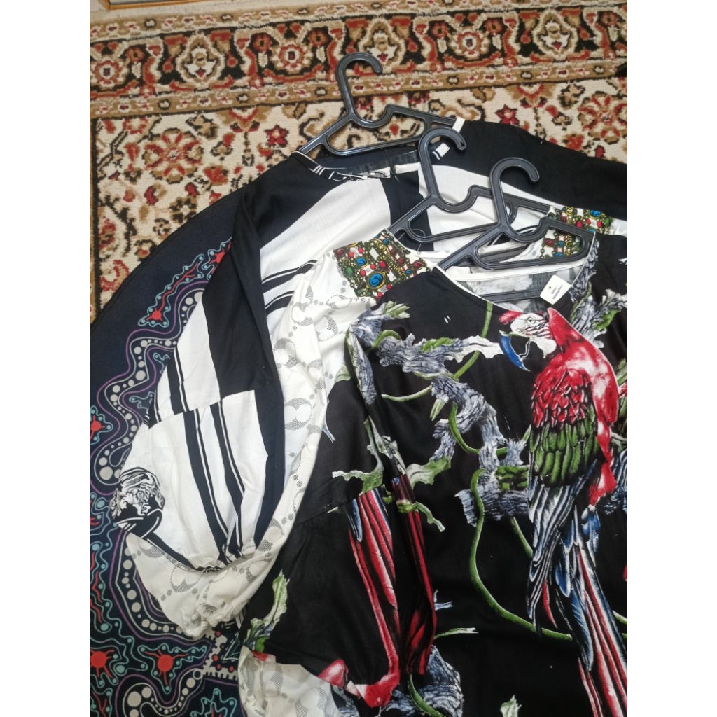 Daster Dress Kaftan Jumbo Lengan Panjang