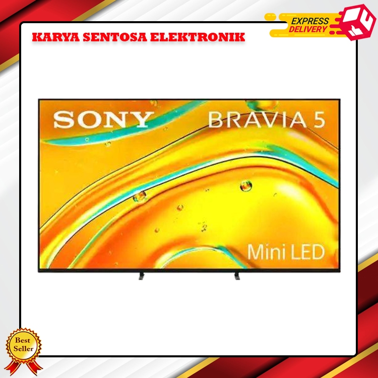 SONY 75XR50 K-75XR50 TV 75 Inch BRAVIA 5 | XR Processor | Mini LED | 4K Ultra HD | High Dynamic Rang