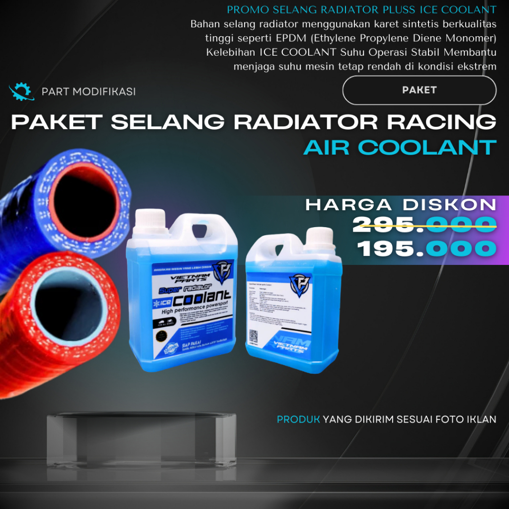 Selang radiator Sonic cb 150 old new CBR 150 2016-2025 plus air radiator VIETNAM PARTS