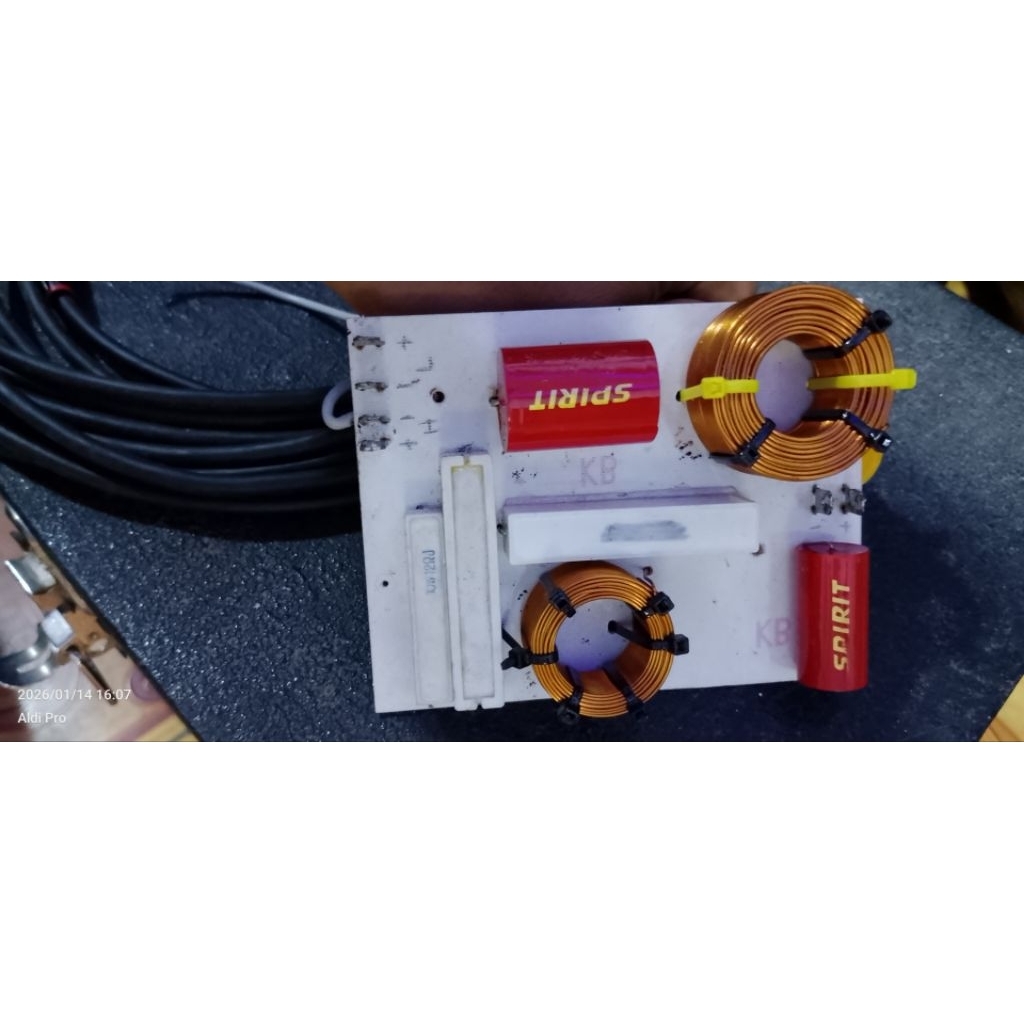 crossover pasif 2 way mid high