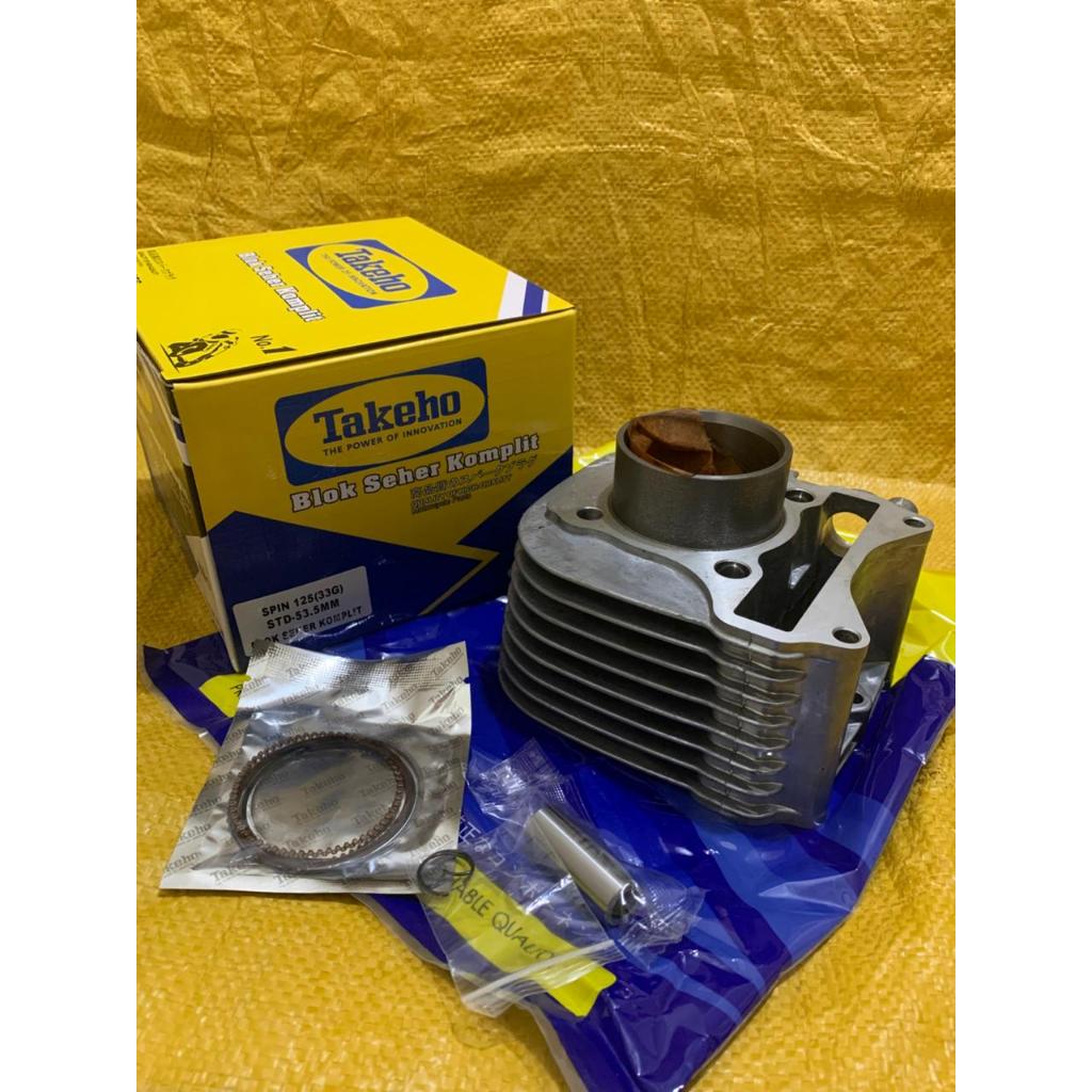 CYLINDER BLOK ASSY / BLOK SEHER SPIN 125 (33G) DIAMETER 53,5 (TAKEHO)