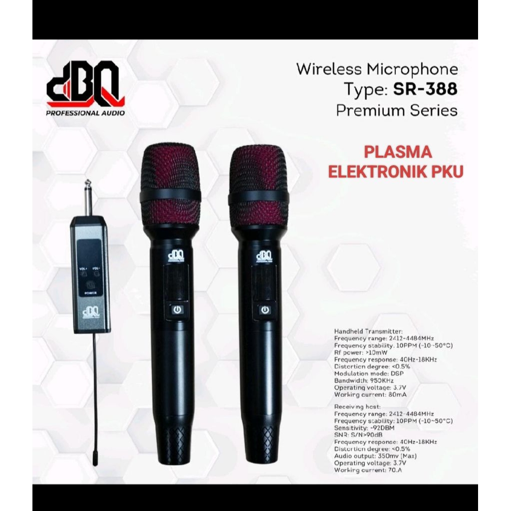 MICROPHONE WIRELESS DBQ SR-388