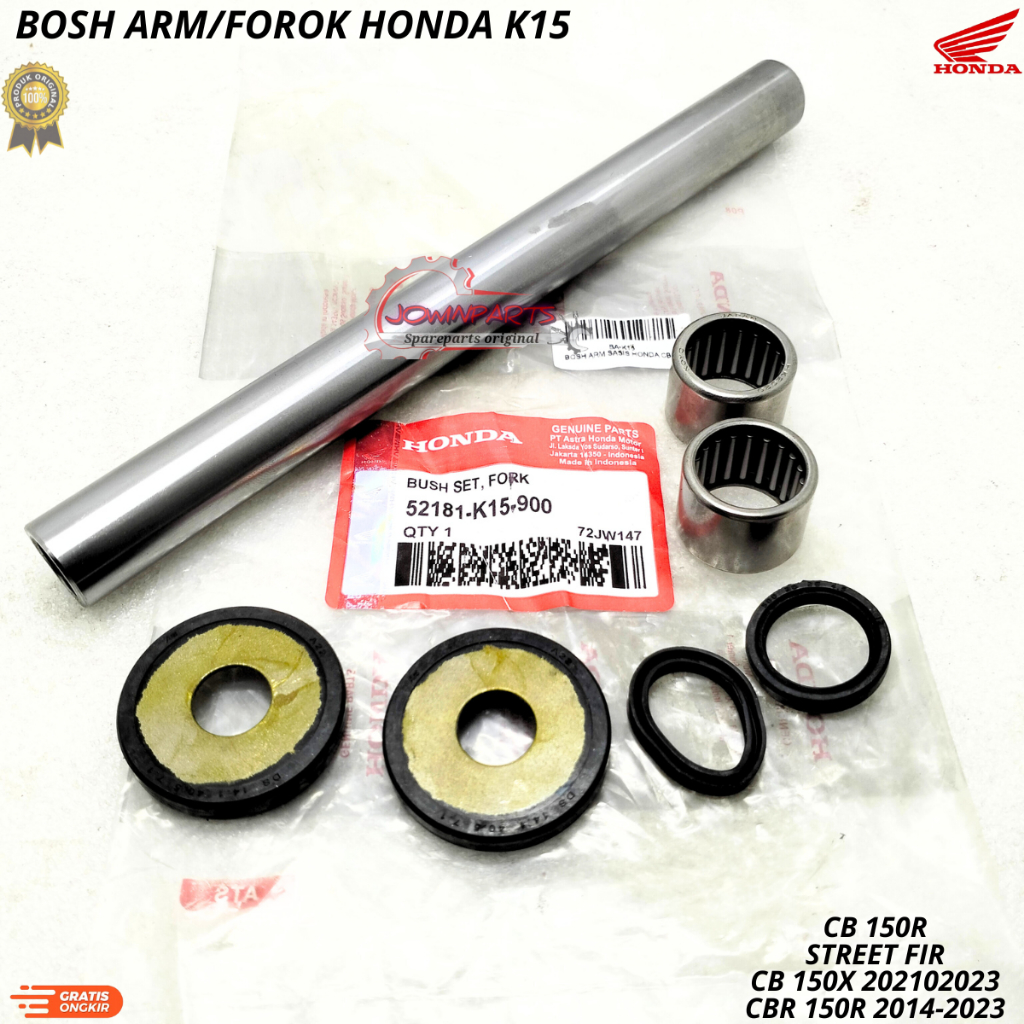 Bosh arm/forok CB 150R,STREET FIR,CB 150X,CBR 150R,K15,AHM berkualitas original asli ori dan presisi