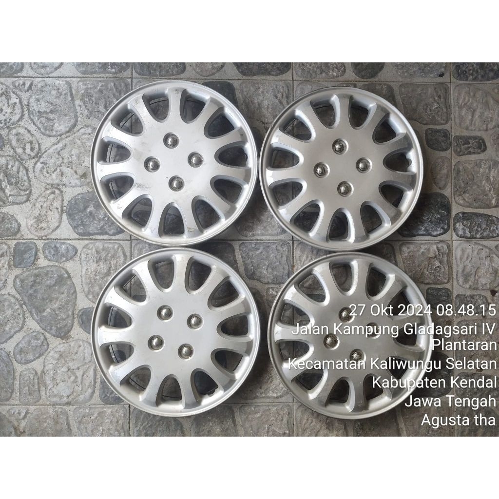 wildop/ weldop/wheldoop/tutup velg /dop greet corolla  ring 14 harga untuk 1pcs