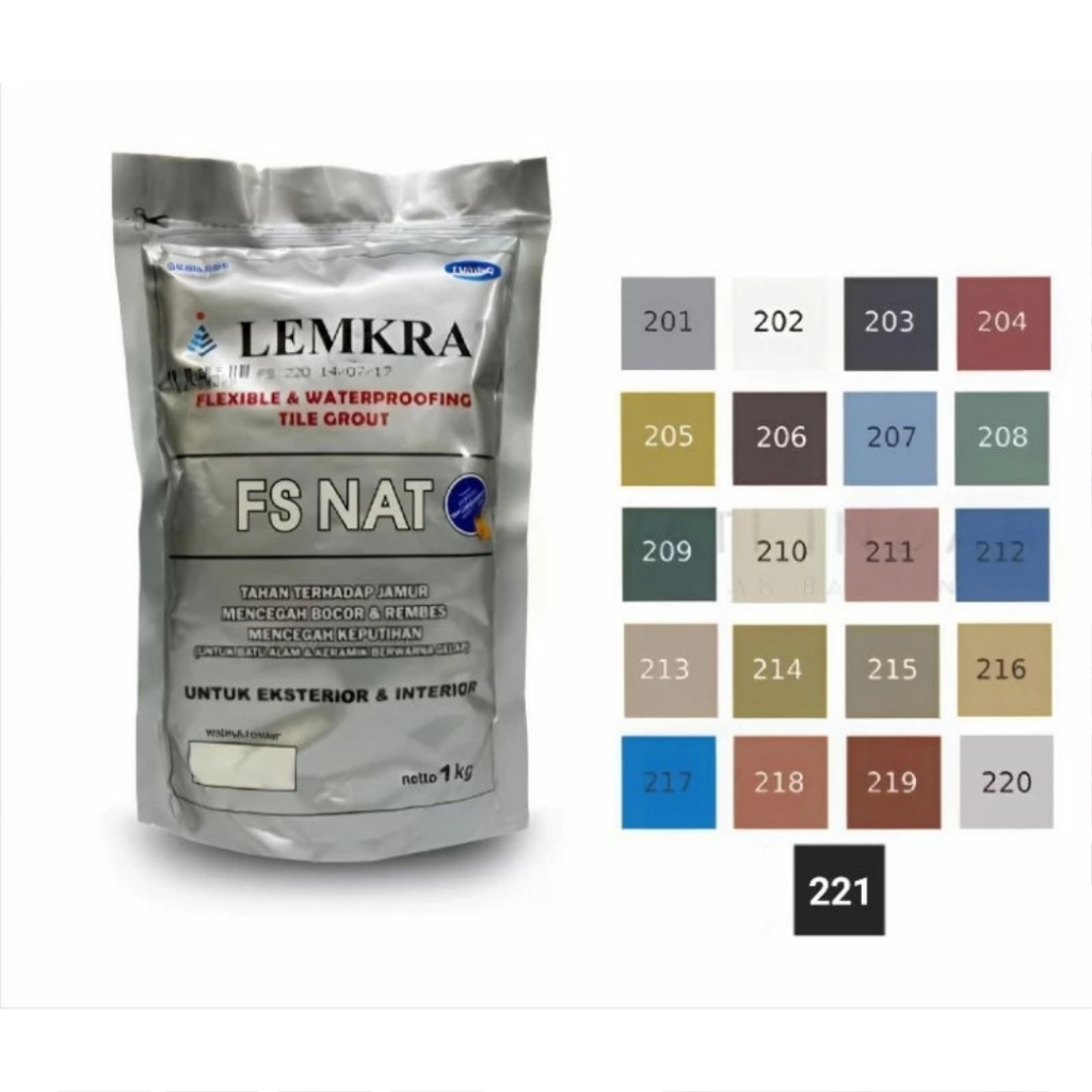LEMKRA FS NAT 1KG | Semen Oker Pengisi Nat