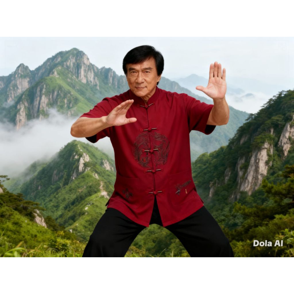 BEST SELLER Atasan Cheongsam Pria Katun Bordir