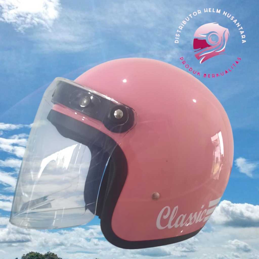 HELM BOGO CLASSIC / CLASIC / CLASIK GARIS 3 PREMIUM