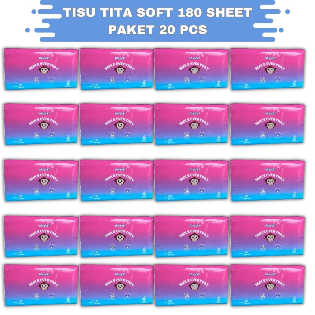 TISU TITASOFT 180 SHEET PAKET 20PCS