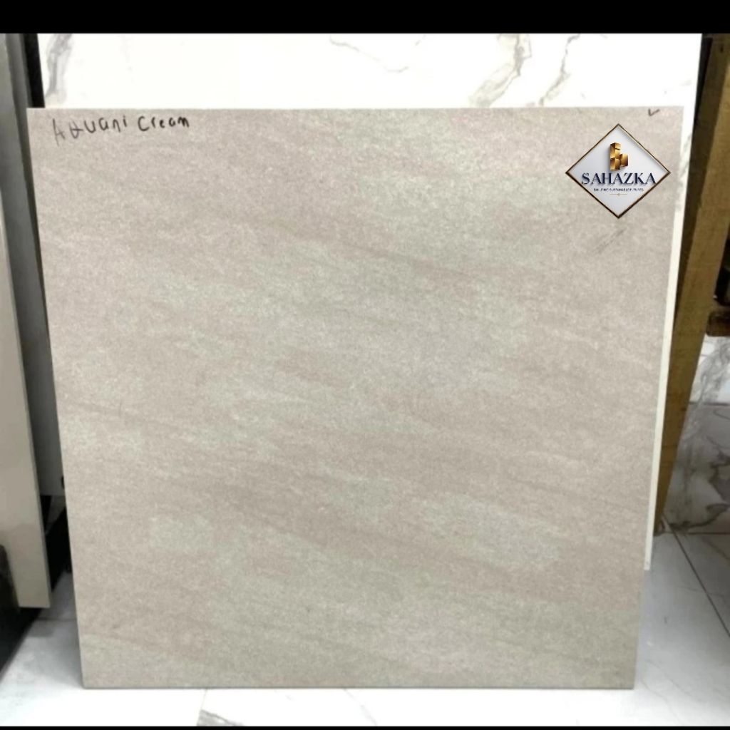 Granit 60x60 ikatan matte , kasar anti slip motif cemento matte | Arna aquani cream