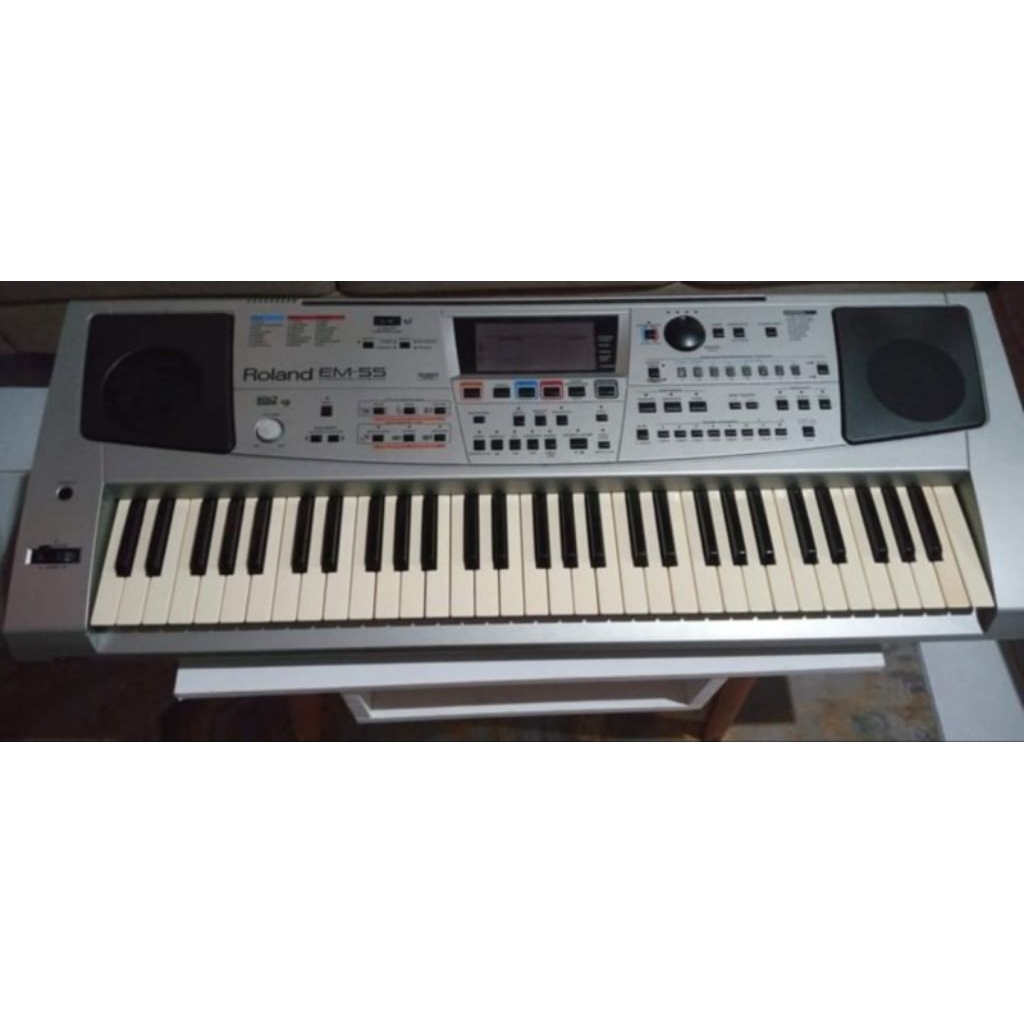 Keyboard Piano Roland EM-55 Mulus Normal Like New (Second/Seken)
