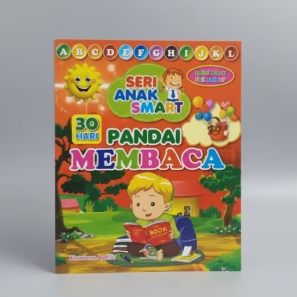 Buku Anak Seri Anak Smart 30 Hari Pandai Membaca Edukasi Belajar Membaca TK Dan PAUD Full Color
