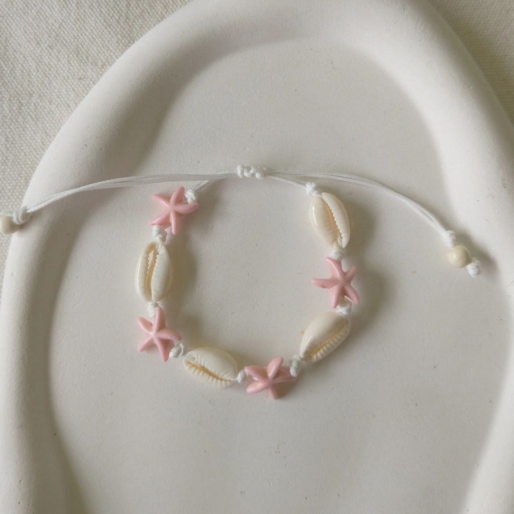 Sea bracelet  pastel| gelang couple | gelang kerang | gelang aesthetic