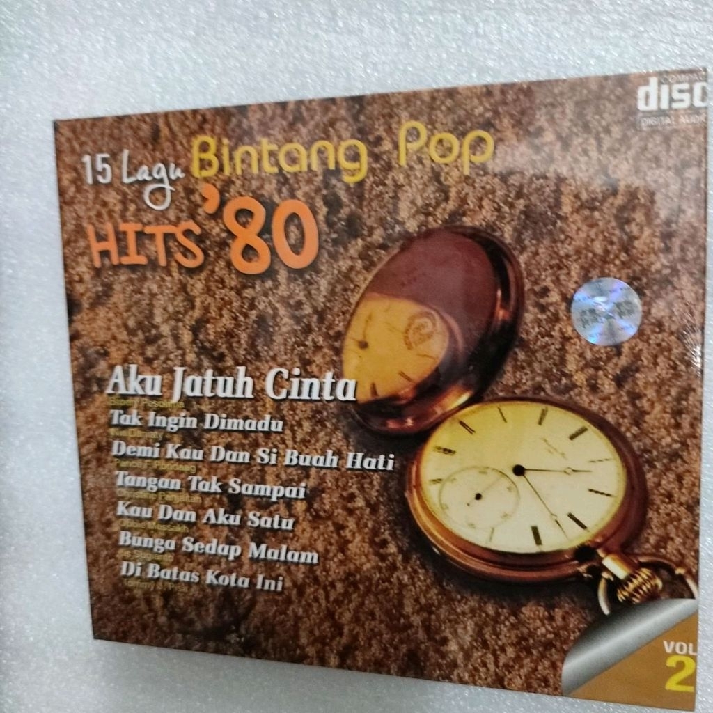 CD 15 LAGU BINTANG POP HITS 80 BROERY PESOLIMA NIA DANIATY PANCE F PONDAAG CHRISTINE PANJAITAN