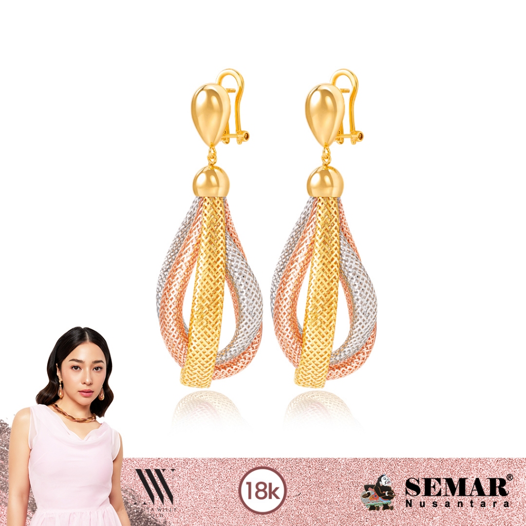 Nikita Willy Gold Anting Emas Featherlite Whisper Earrings Collection 18K Semar Nusantara