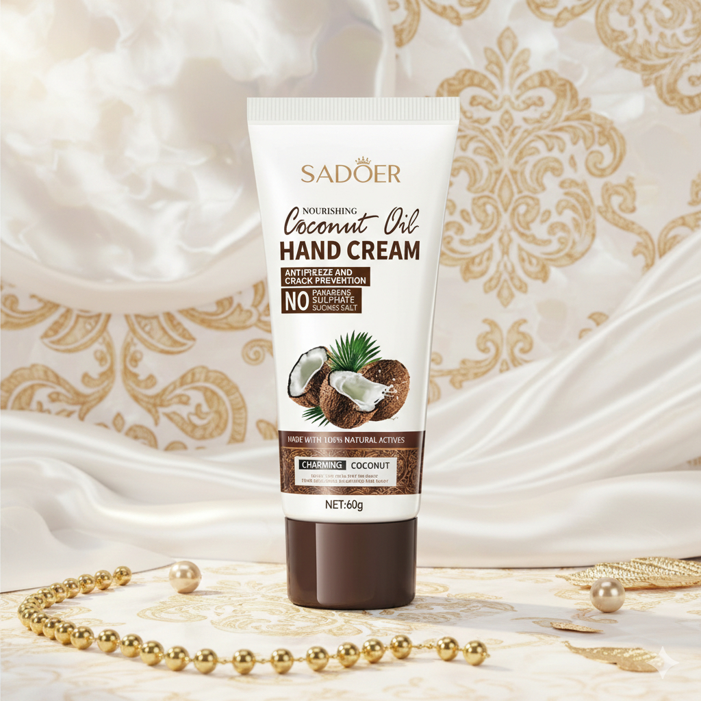 SADOER - COCONUT OIL HAND CREAM - 60gr KRIM TANGAN