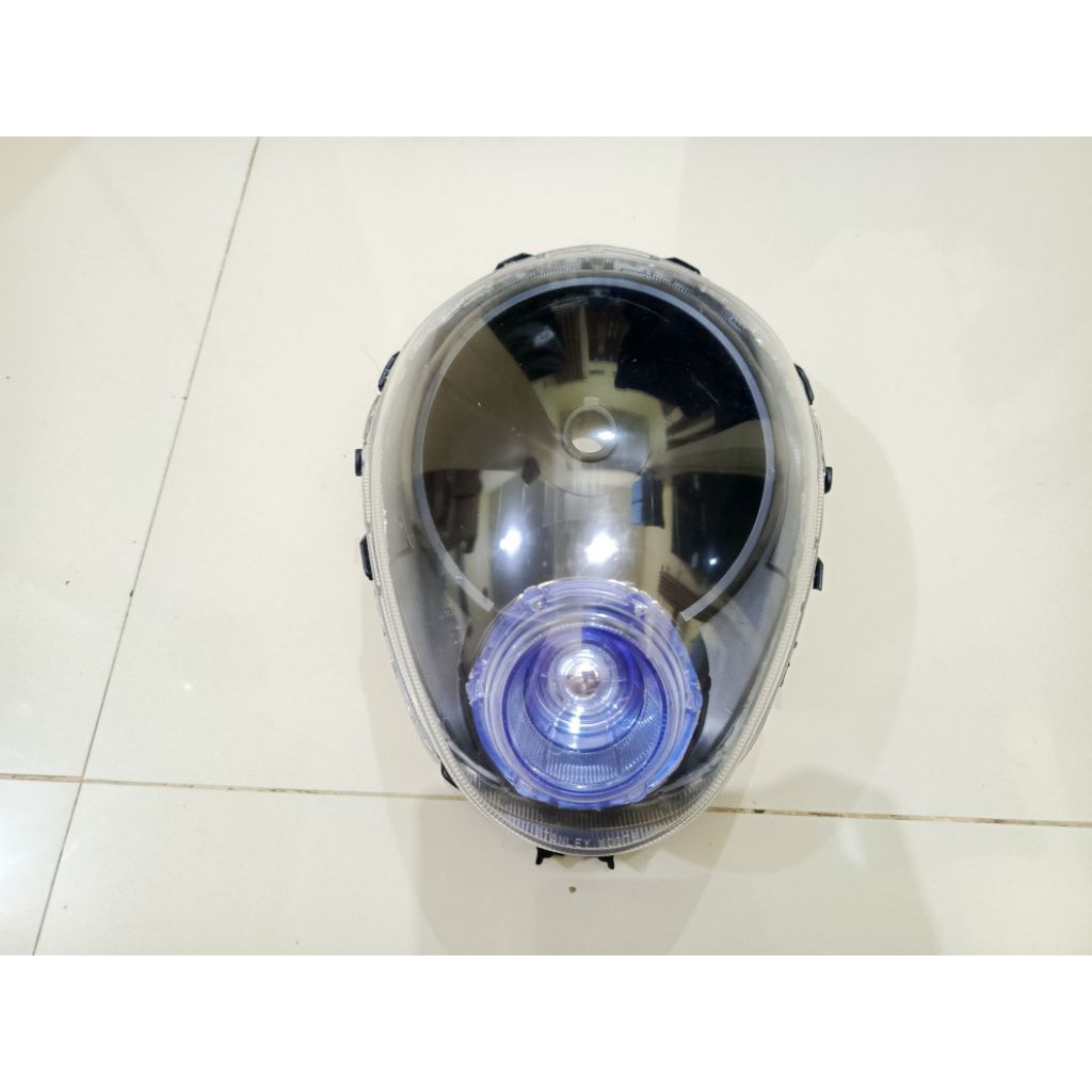 Headlamp reflektor lampu depan Honda Scoopy karbu lama 2012-2016 Custom reflektor hitam black origin