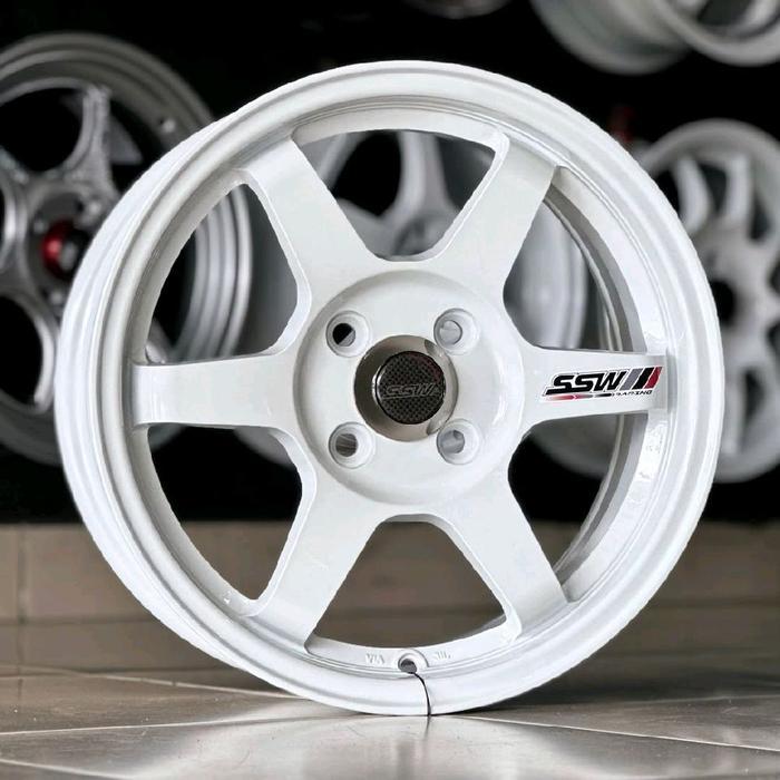 velg ring 15 te37 ssw original Thailand lebar 6,5 et 40 Brio Jazz City Toyota Agya Ayla Vios Yaris A