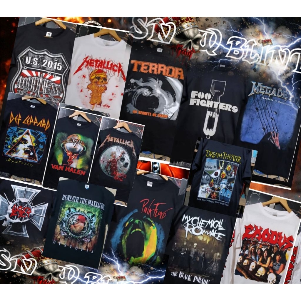 kaos band DREAMTHEATER/BLACK LABEL SOCIETY