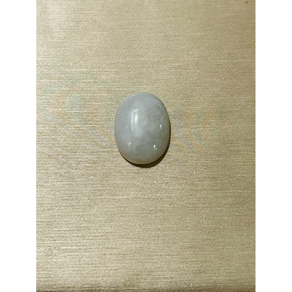 Batu Cincin / Loosestone Natural Giok Burma Tipe A floating kuning