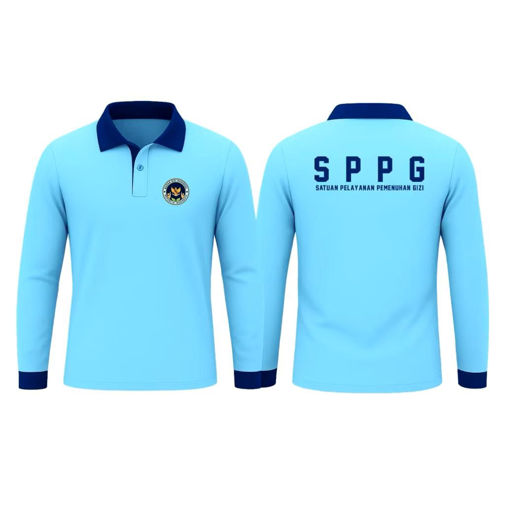 kaos sppg BGN lengan panjang