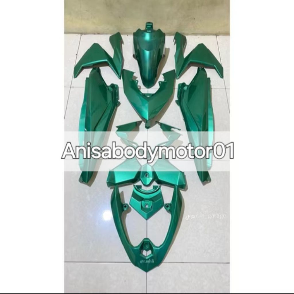 Full body halus honda vario125 & 150 LED OLD warna costum hijau sage