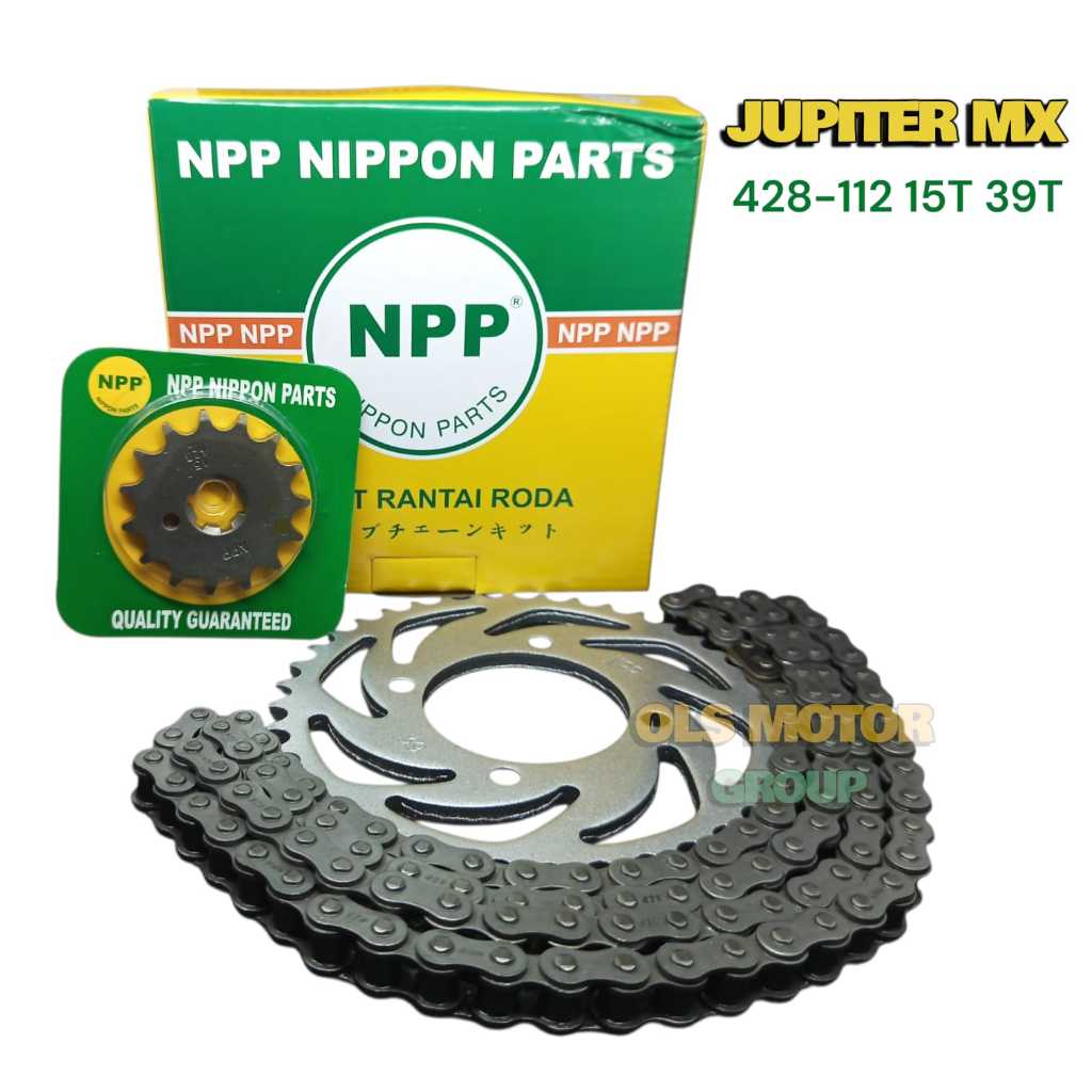 GEAR SET NPP JUPITER MX OLD LAMA gir set rantai motor