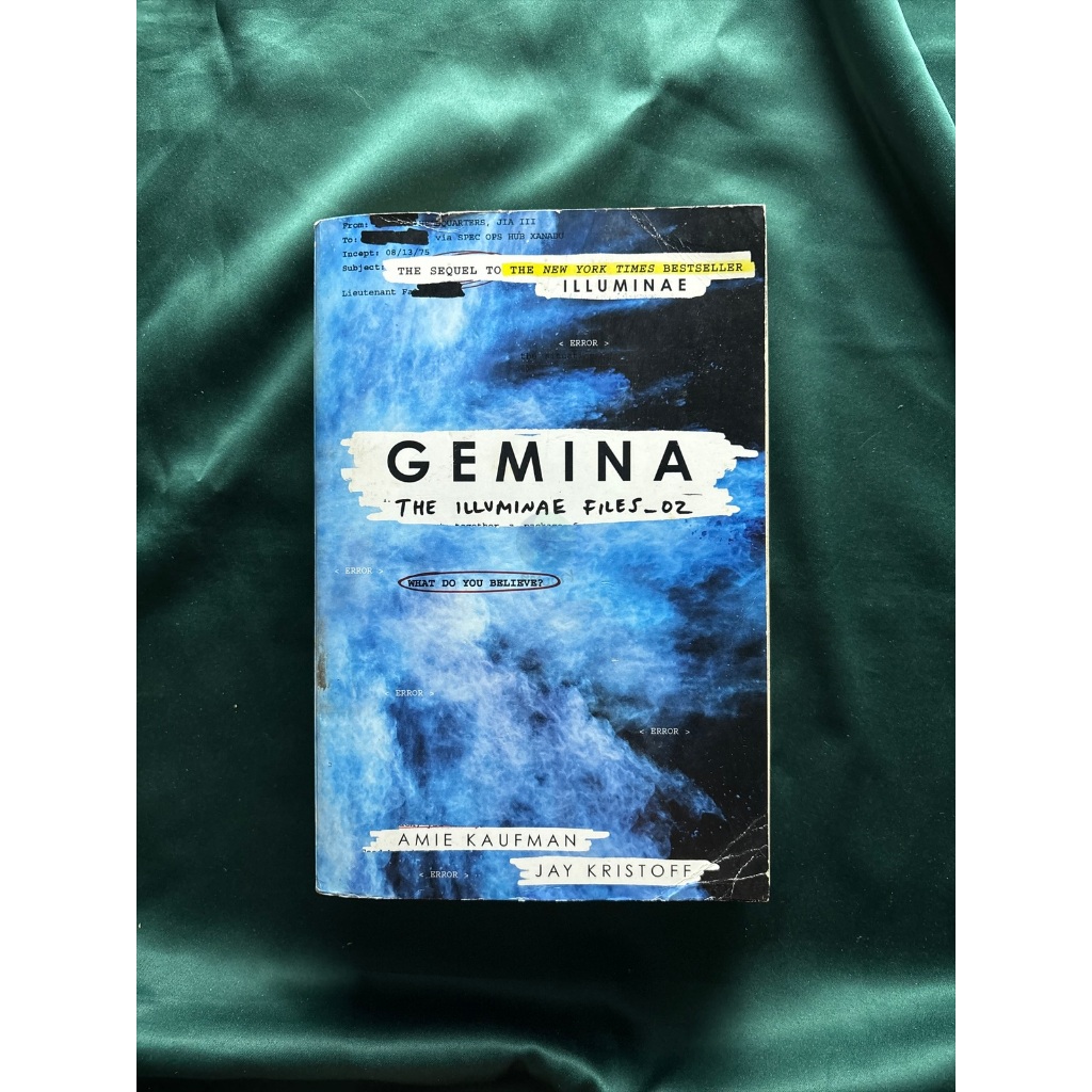 PRELOVED - Novel/Buku Gemina - (The Illuminae Files #2) - Amie Kaufman & Jay Kristoff