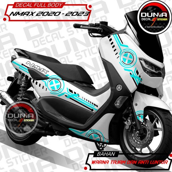 Decal Nmax New polos Stiker full body yamaha nmax connected sticker motor nmax motif Abstrak