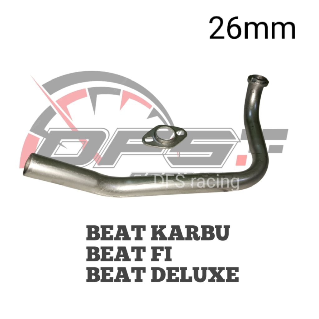 Leheran sambungan knalpot beat karbu beat fi beat deluxe Inlet 26mm