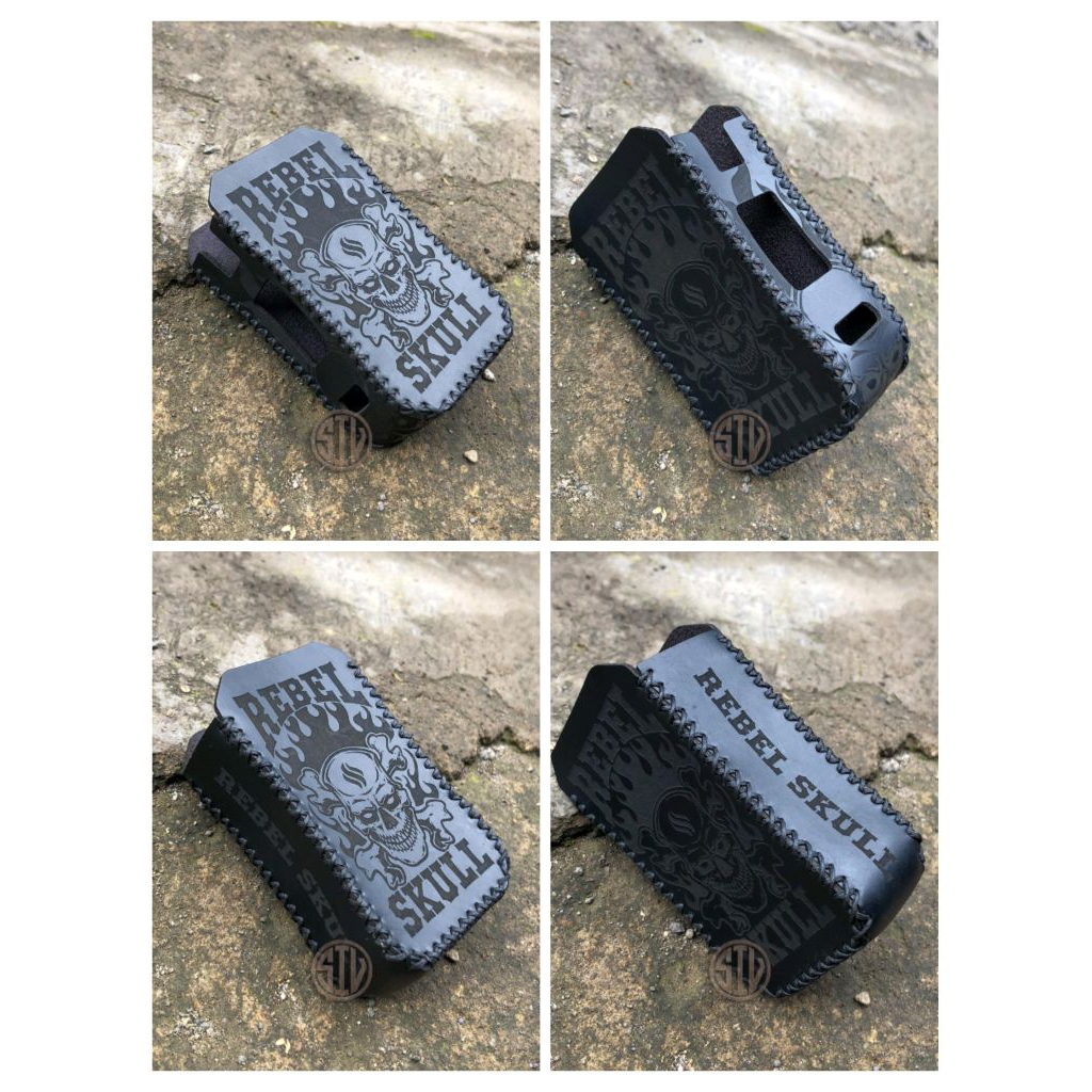 Case Pelindung Kulit Panda Vee2  Hitam Elegan Di jahit Benang HITAM