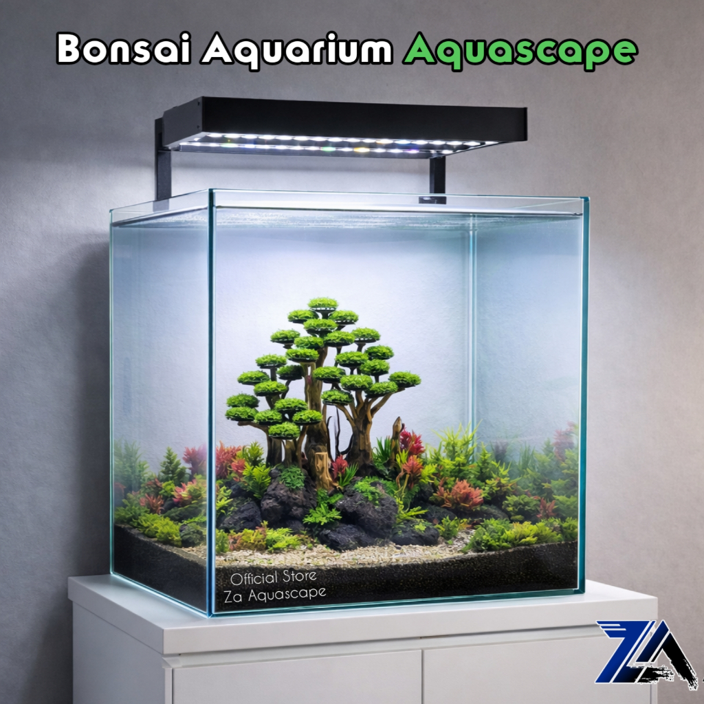 BONSA AQUARIUM BONSAI AQUASCAPE DAUN SINTETIS ARTIFICIAL BONSAI MINI BONSAI AQUASCAPE TANAMAN AQUARI